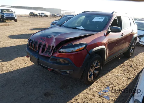 2014 Jeep Cherokee Trailhawk z USA, uszkodzony, nr VIN 1C4PJMBS6EW156985